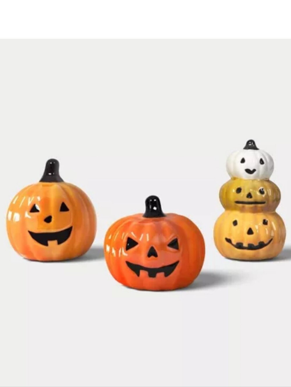 3pc Shiny Ceramic Jacks Decorative Accent Set - Hyde and EEK! Boutique™